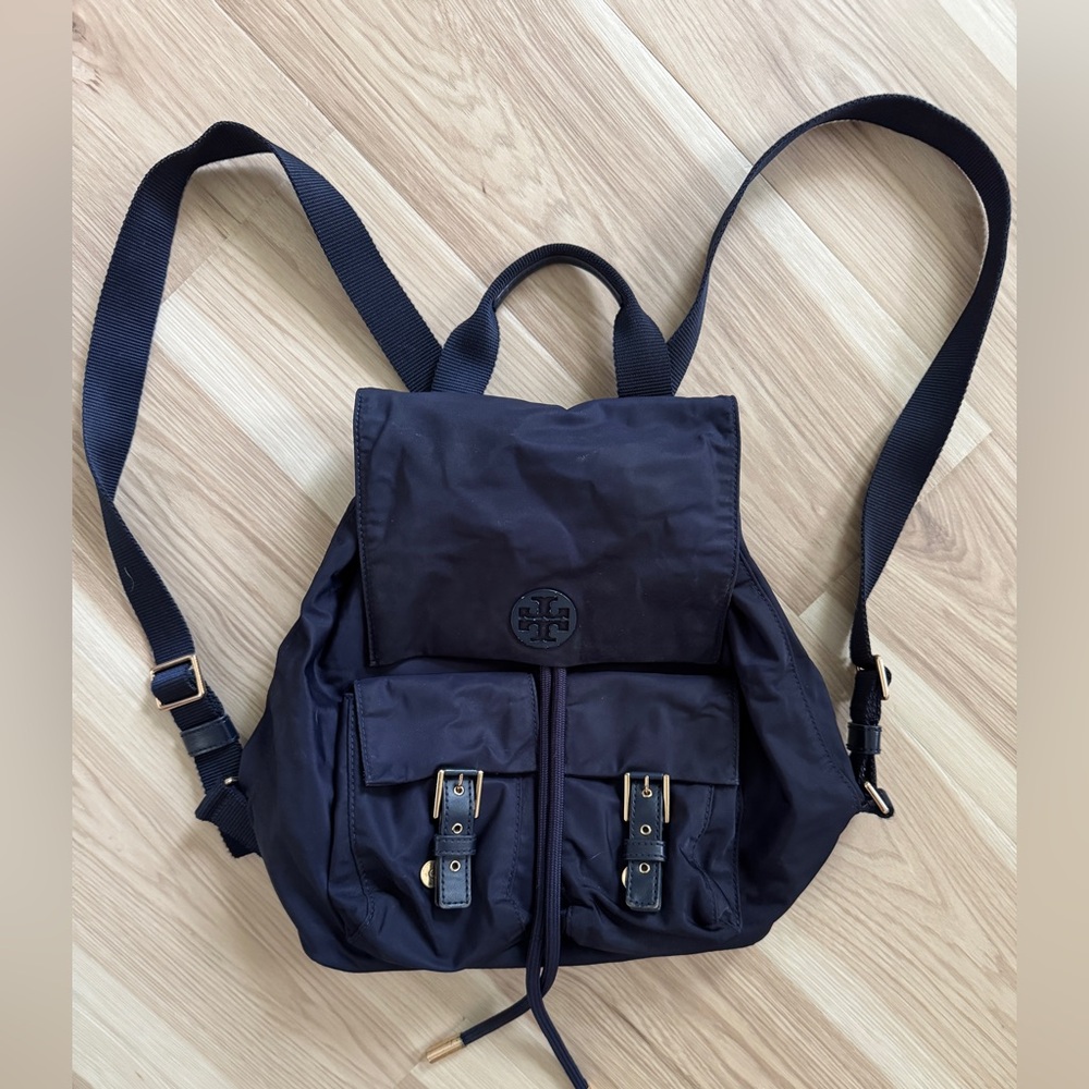 Tory Burch Navy Backpack